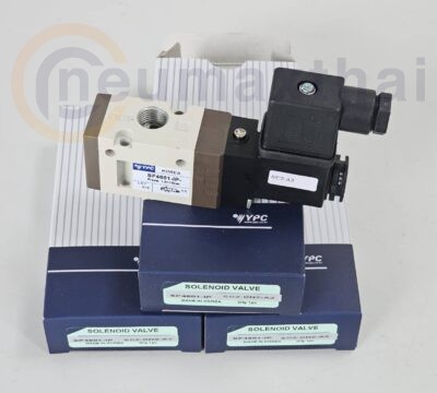 ส่ง 3/2 Solenoid valve YPC – SF4601-IP-SC2-CN2-A2 size 1/4″ ,220V