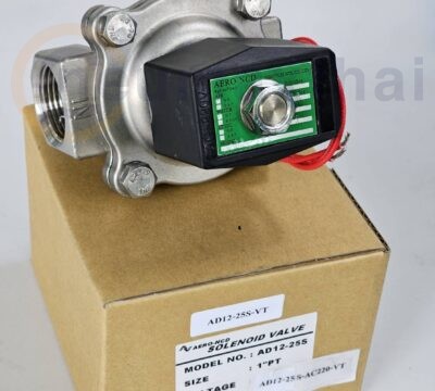 ส่ง Stainless solenoid  valve : AD12-25S-VT-AC220 Size 1″ , AERO-NCD ให้ลูกค้าปราจีนบุรี