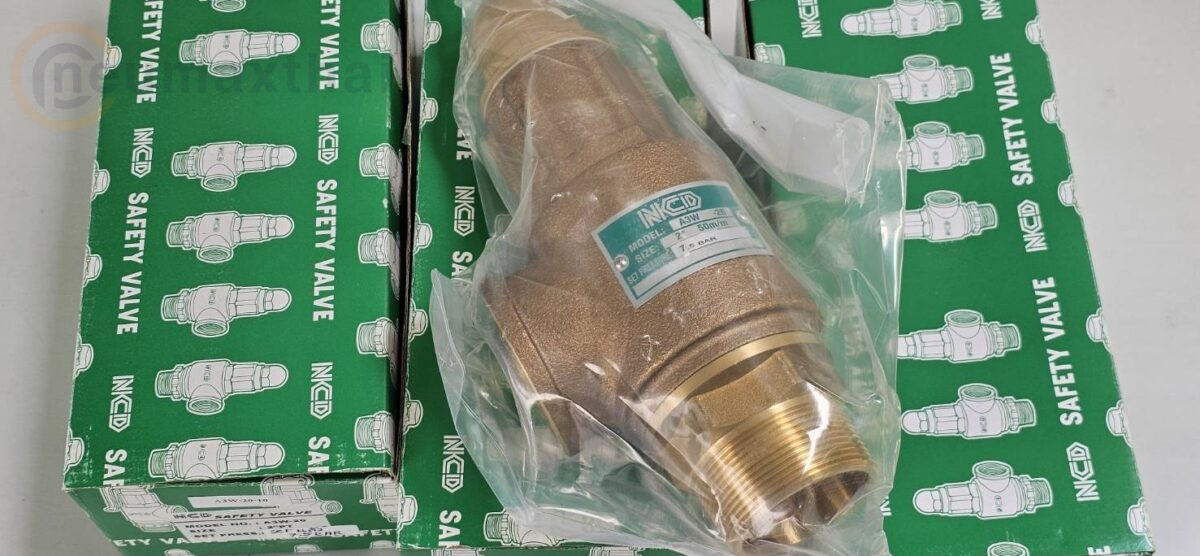 ส่ง Safety relief valve ขนาด 2″ Set แรงดัน 7 Bar ให้ลูกค้า 3 ตัว (A3W-20 SET 7 BAR)