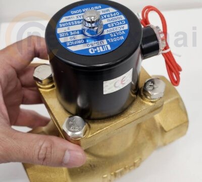 ส่ง US-50-AC220 Solenoid valve 2″ สำหรับงานไอน้ำ / ความร้อนสูง