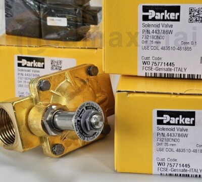 ส่ง Parker 2/2 Solenoid valve 1″ 7321BDN00 , Coil DZ06-AC220 ให้ลค. 3 ชุด