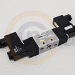 PHS520D-02-24V-D 5/2 SOLENOID VALVE ,1/4″ ,DOUBLE COIL , DC24V, “PARKER”