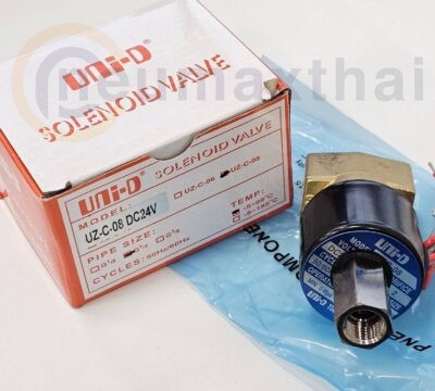 ส่งวาล์ว UZ-C-8-DC24 3/2 SOLENOID VALVE 1/4″ , DC24V , “UNI-D”