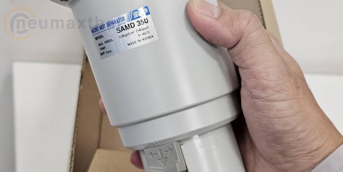 ส่ง Micro Mist Separator , SAMD350-04D-MEF MICRO MIST SEPARATOR 1/2″ , AUTO DRAIN “SKP”