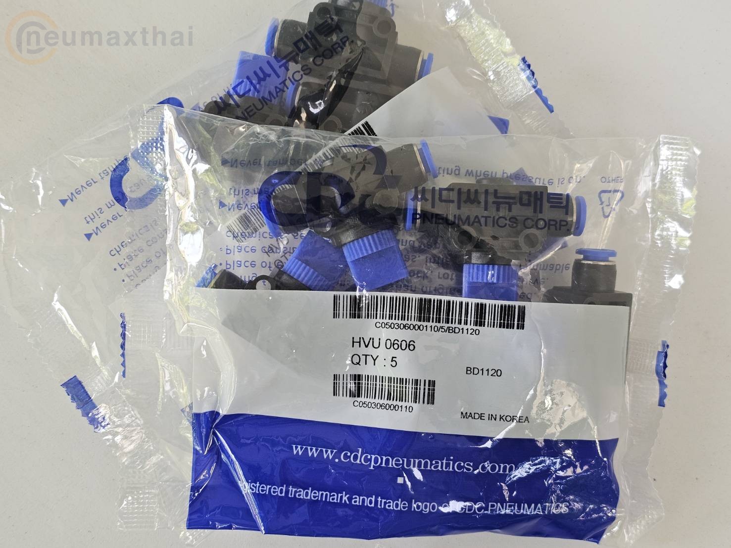 HVU06-06 HAND VALVE 6MM