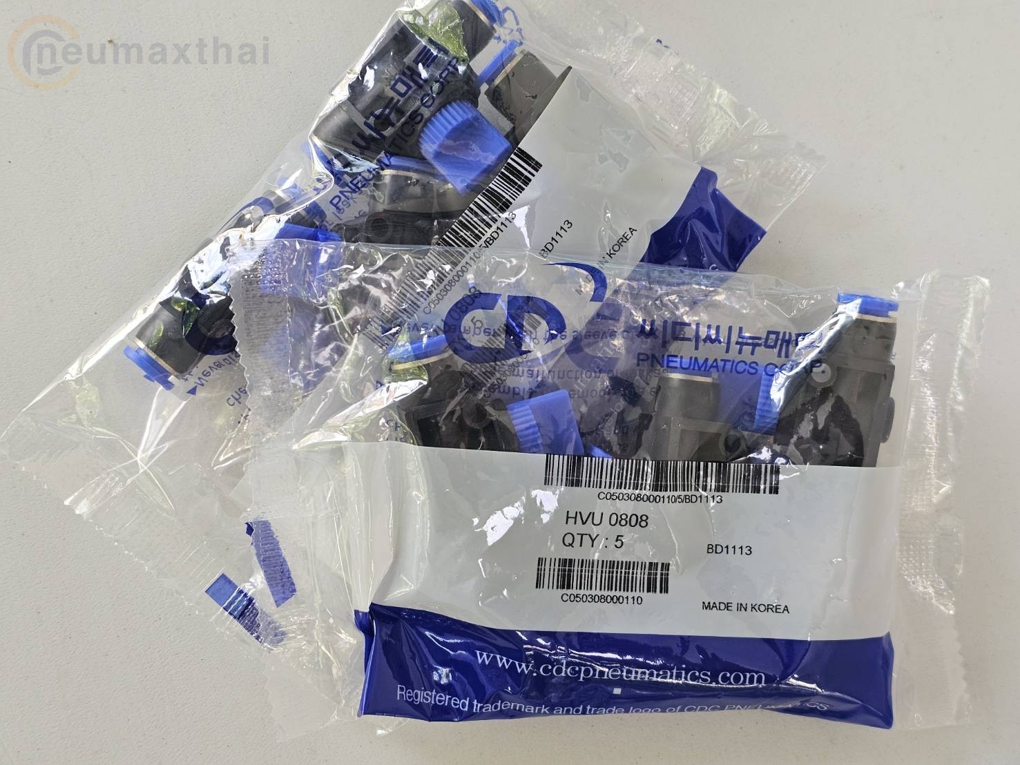 HVU08-08 HAND VALVE 8MM