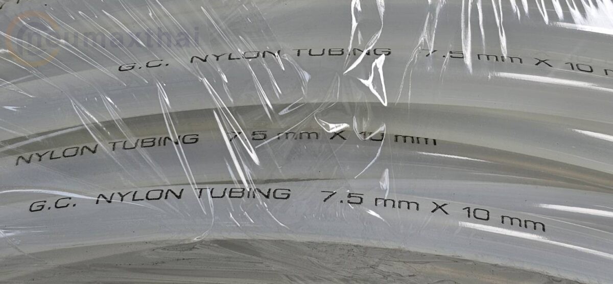 ส่งสายลมไนล่อน ‘NY-1075W NYLON TUBE 10X7.5, WHITE , “GC”