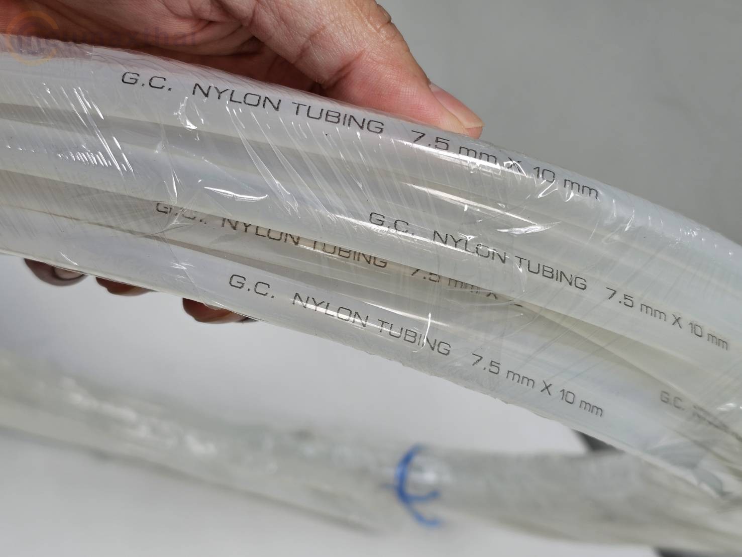 NY-1075W NYLON TUBE 10X7.5, WHITE , "GC"