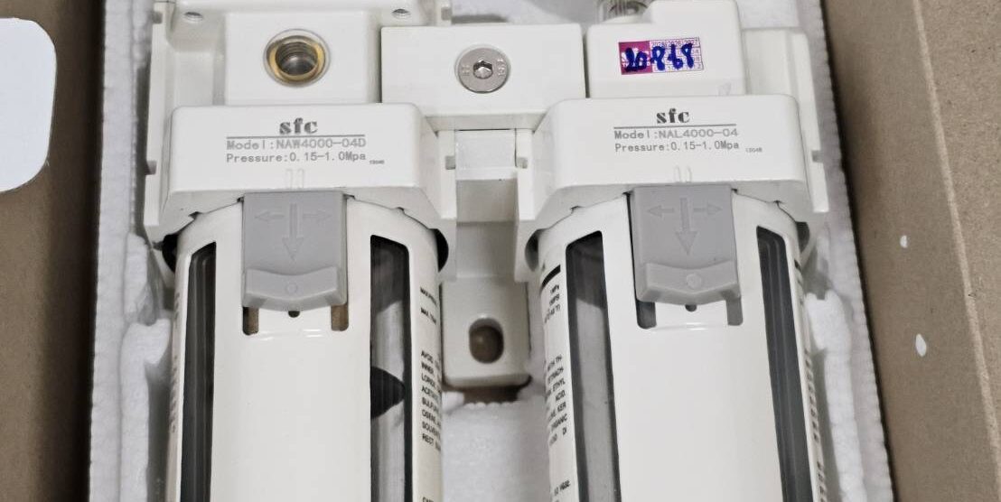 ส่งชุดกรอง+ปรับ , จ่ายน้ำมัน NAC4010-04D FR.L UNIT 1/2″ ,AUTO DRAIN , “SFC”