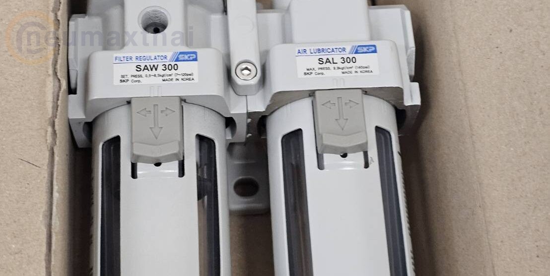 ส่งชุดลม 3/8 , SAU310-03BG FR.L UNIT (2 UNITS)  3/8″ , MANUAL DRAIN , “SKP”
