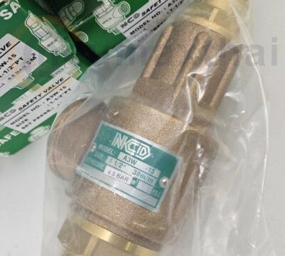 ส่ง Safety valve 1.1/2″ , A3W-15-10 SAFETY RELIEFF VALVE 1.1/2″ , SET 4.5BAR , ไม่มีด้าม  “NCD”