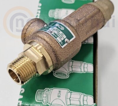 ส่ง Safety valve 20Kgf , A3W-04-20 SAFETY RELIEF VALVE 1/2″ , 20Kgf/cm2 ,ไม่มีด้าม , “NCD”
