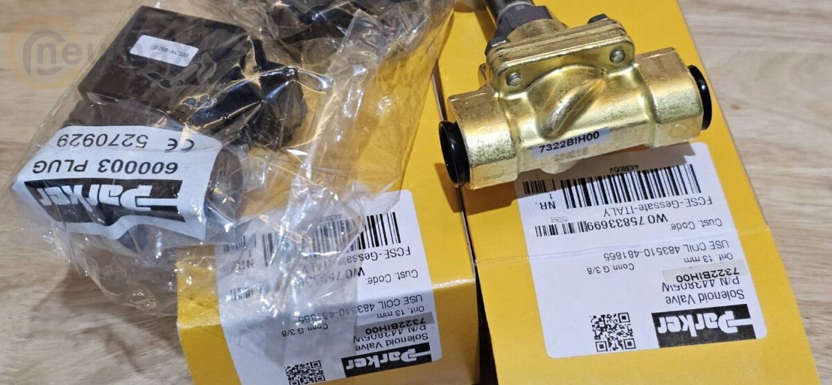 ส่ง P-VE7322BIH00-2 2/2 SOLEONID VALVE 3/8″ ,TYPE:NO ,AC220 PARKER