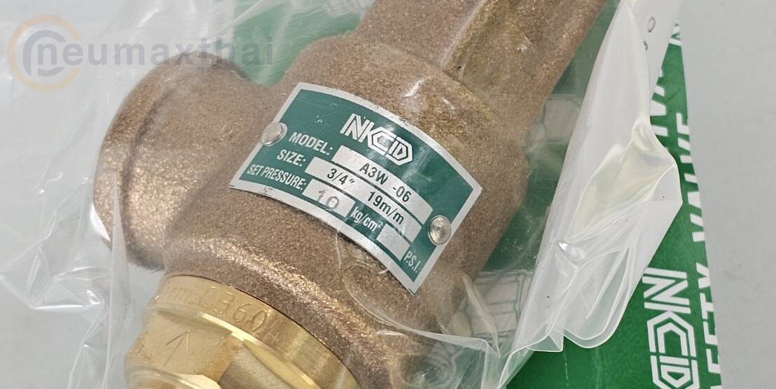 ส่ง ncd, A3W-06-10 SAFETY RELIEF VALVE 3/4″ , 10Kgf/cm2 ,ไม่มีด้าม , “NCD”