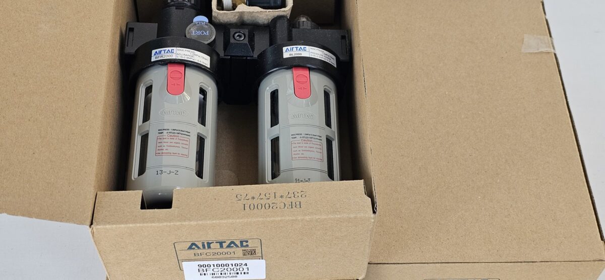 ส่ง BFC20001 FR.L UNIT (2 UNITS) ,1/4″  , MANUAL DRAIN , “AIRTAC”