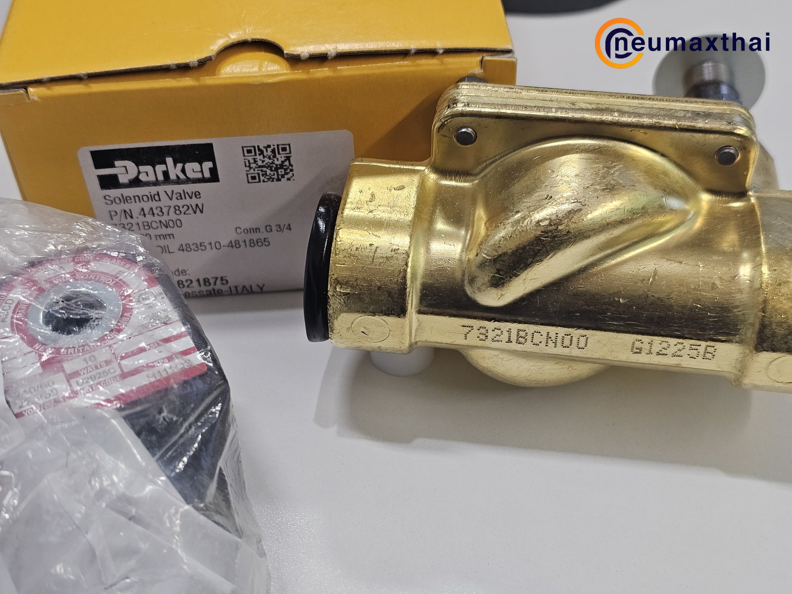 7321BCN00-H111Q3-2 2/2 SOLENOID VALVE 3/4″ ,NC ,AC220 ,”PARKER”