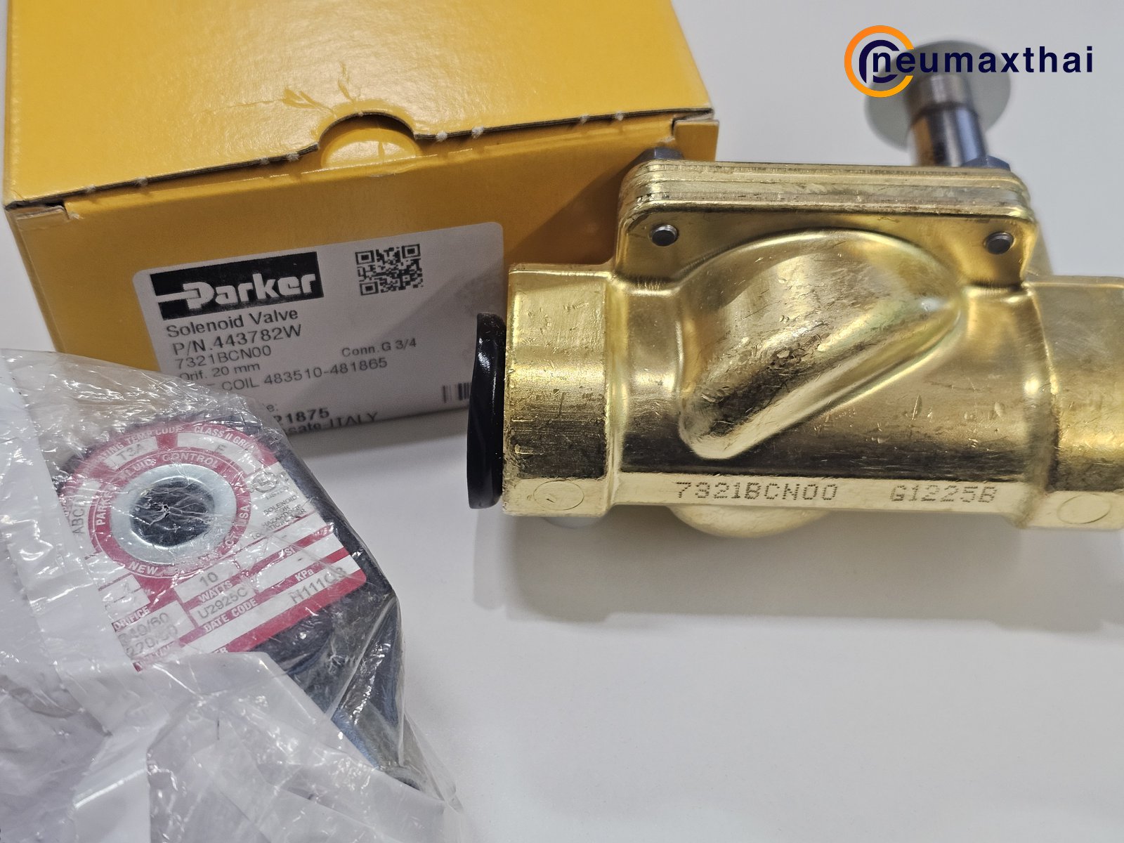7321BCN00-H111Q3-2 2/2 SOLENOID VALVE 3/4″ ,NC ,AC220 ,”PARKER”