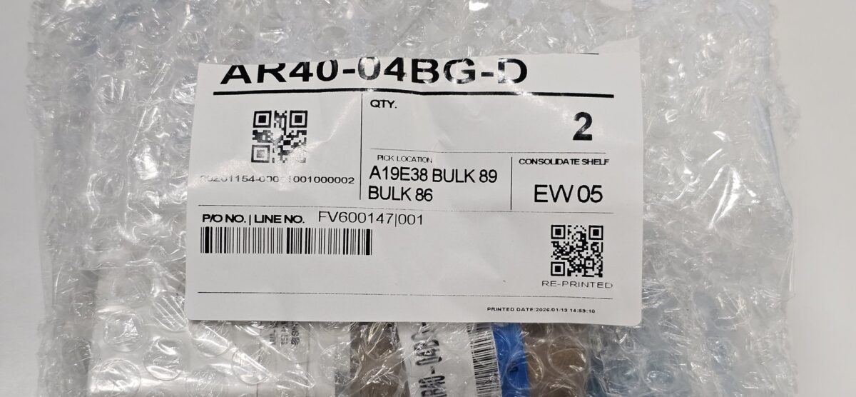 ส่ง AR40-04BG-D  SIR REGULATOR+B+G ,”SMC”