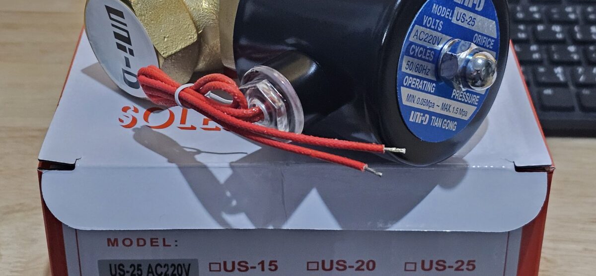ส่ง US-25-AC220 2/2 SOLENOID VALVE 1″ ,AC220 , “UNI-D”