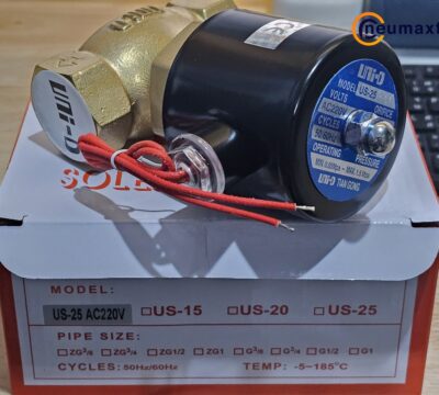 ส่ง US-25-AC220 2/2 SOLENOID VALVE 1″ ,AC220 , “UNI-D”