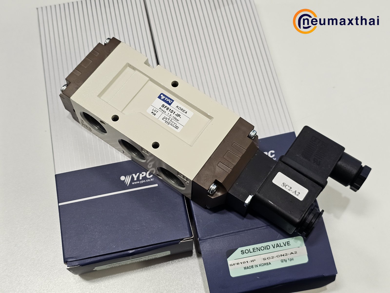 SF6101-IP-SC2-CN2-A2 5/2 SOLENOID VALVE 1/2″ , AC220 , “YPC”