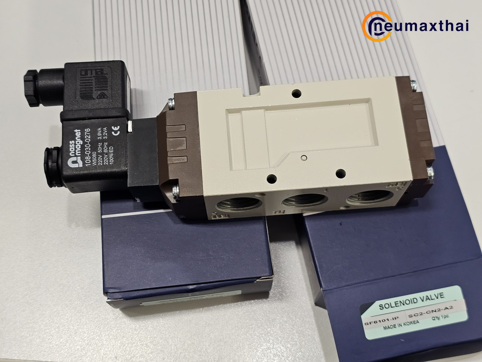 SF6101-IP-SC2-CN2-A2 5/2 SOLENOID VALVE 1/2″ , AC220 , “YPC”
