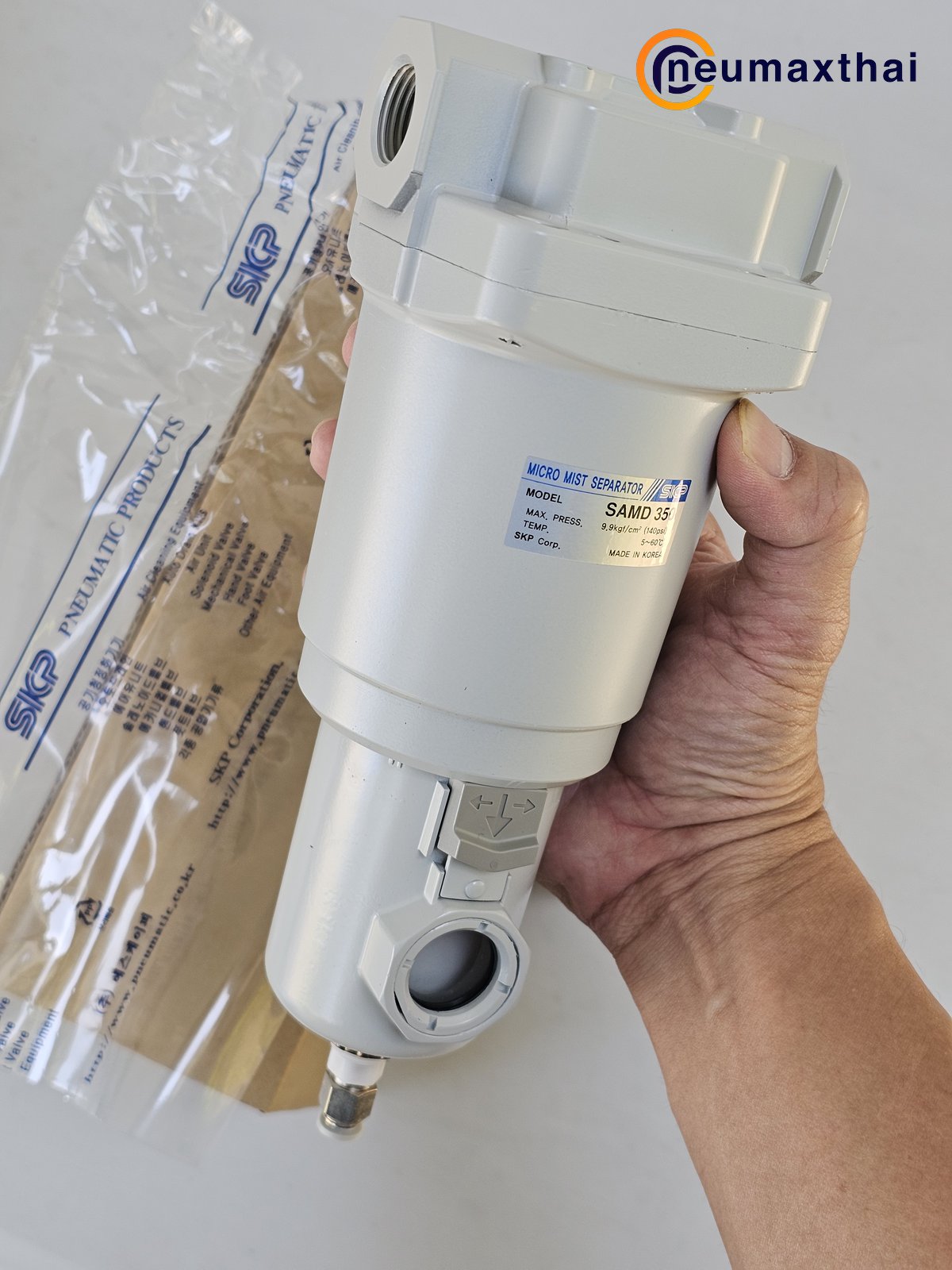 SAMD350-04D-MEF MICRO MIST SEPARATOR 1/2″ , AUTO DRAIN “SKP”