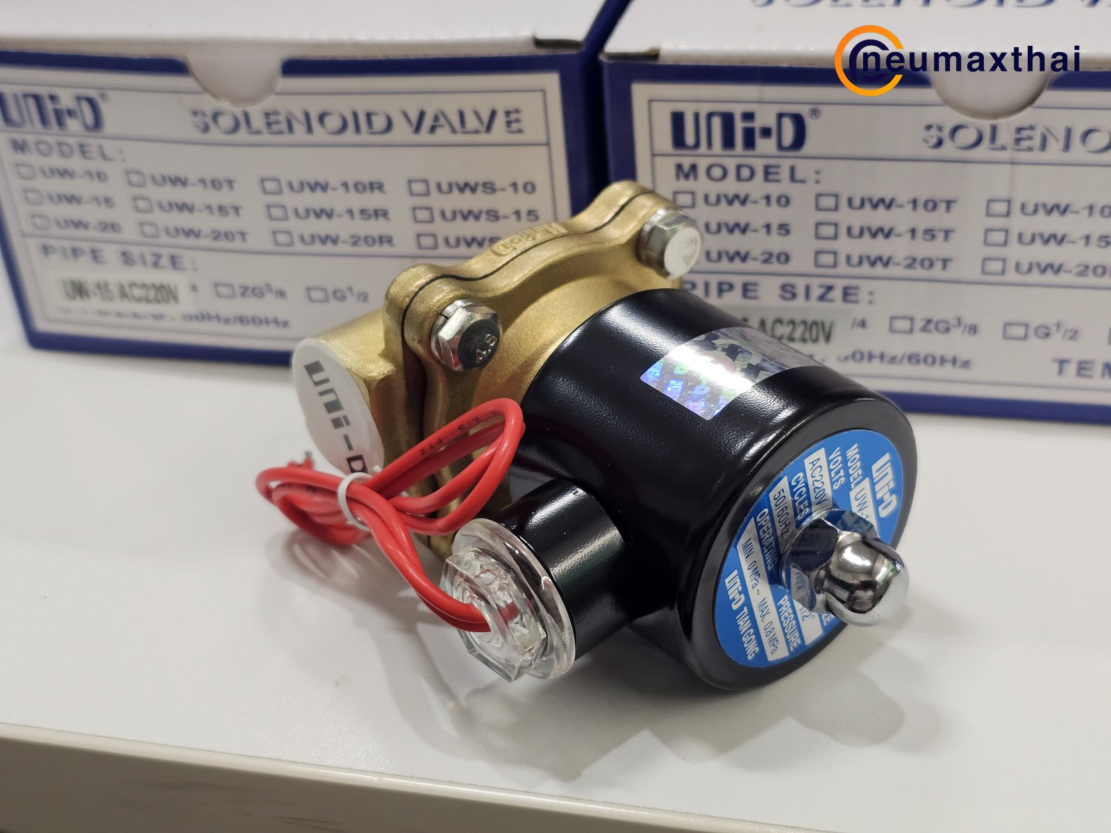 UW-15-AC220 2/2 SOLENOID VALVE 1/2″ ,220VAC , “UNI-D”
