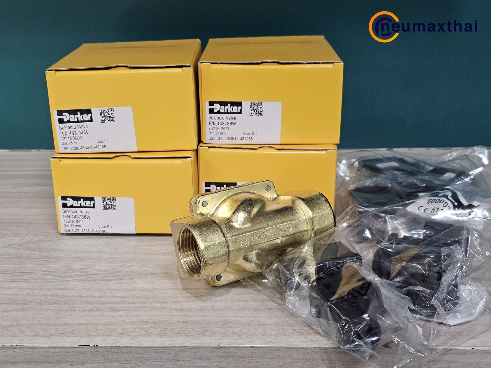 P-VE7321BDN00-5 2/2 SOLENOI VALVE 1″ , TYPE : NC ,DC24 “PARKER”