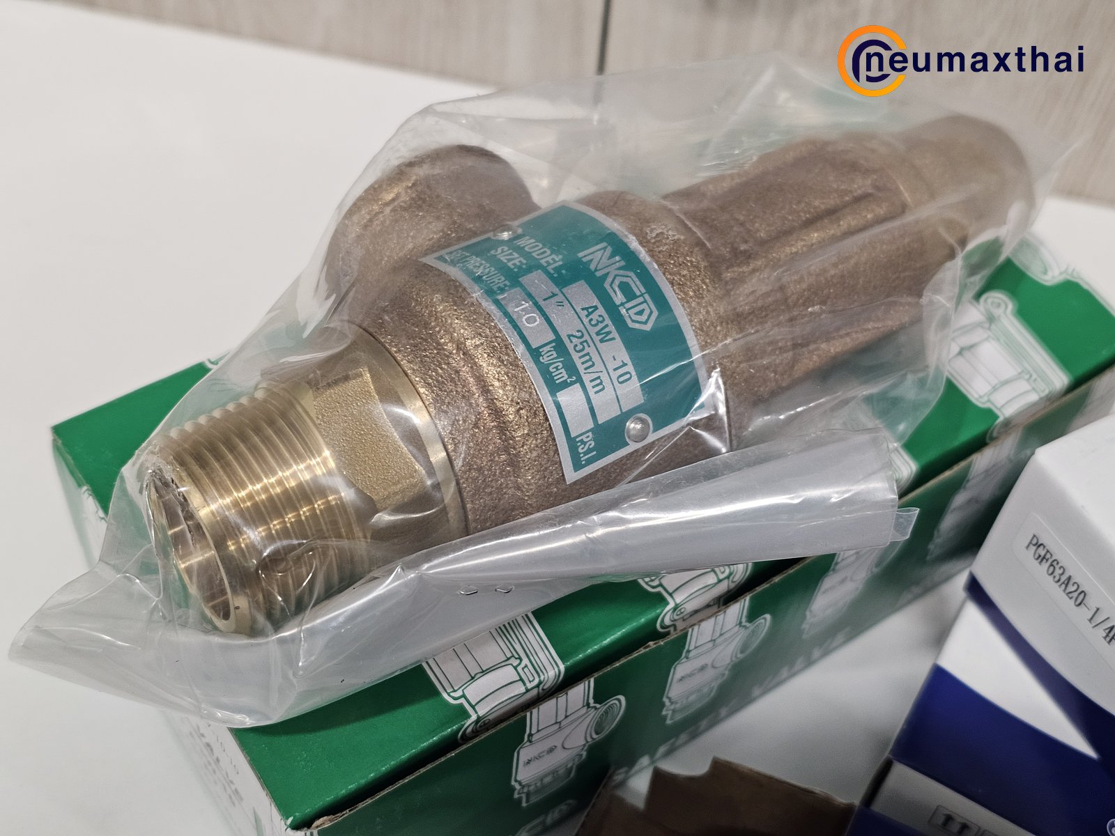 A3W-10-10 SAFETY RELIEF VALVE 1″ , 10Kgf/cm2 ,ไม่มีด้าม , “NCD”