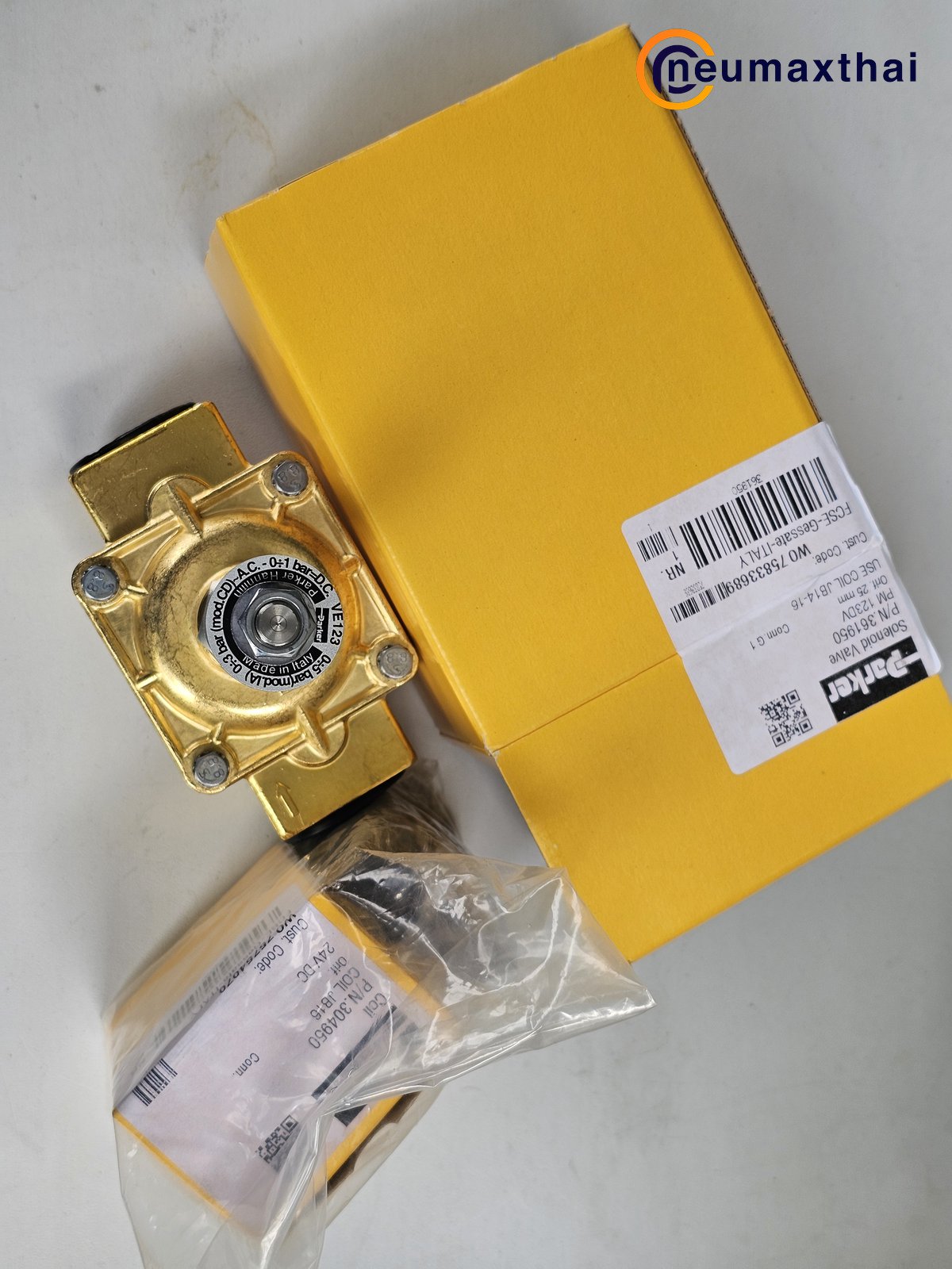 P-VE123DV-5 2/2 SOLENOID VALVE 1″ , DC24V “PARKER”