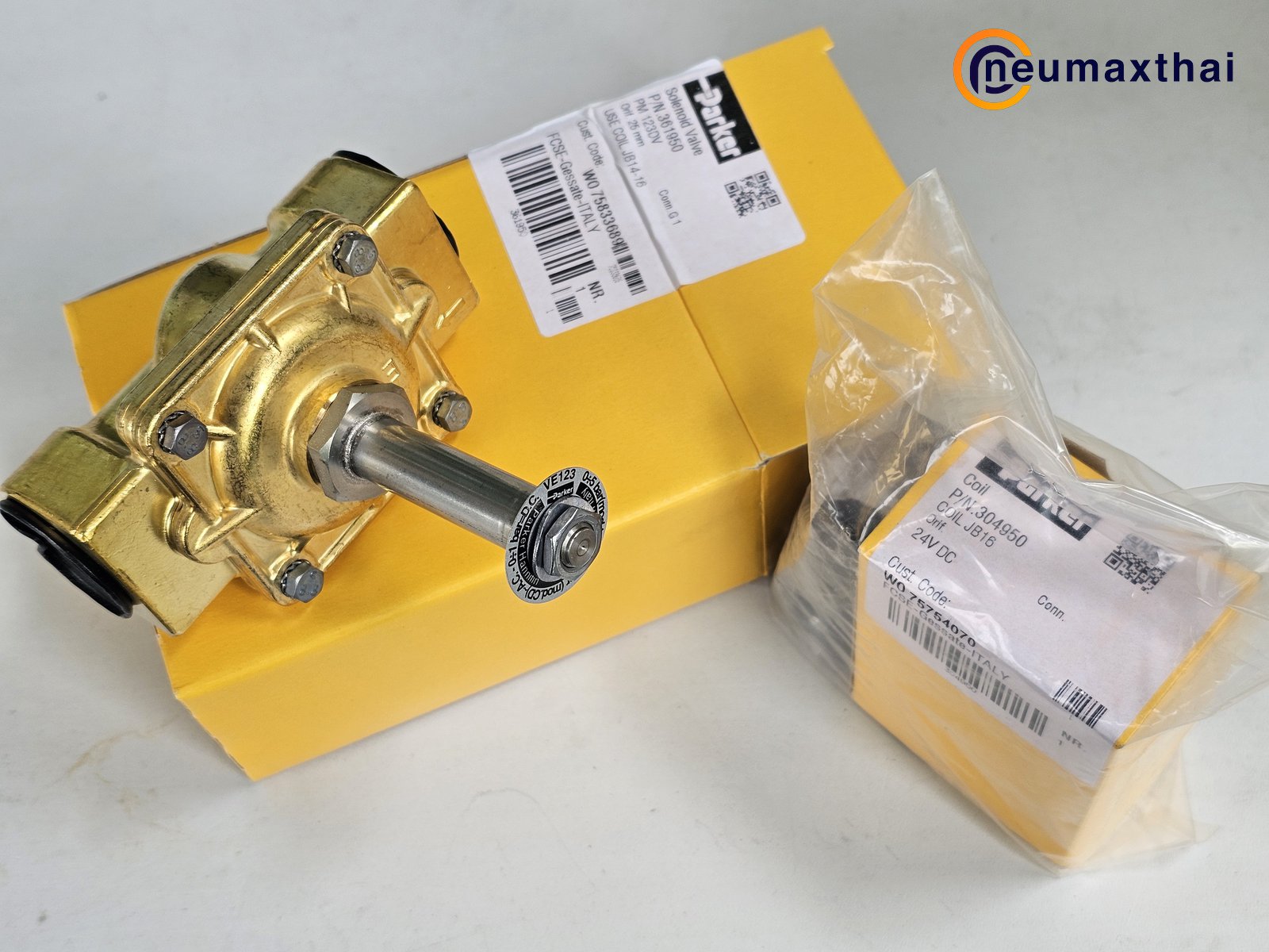 P-VE123DV-5 2/2 SOLENOID VALVE 1″ , DC24V “PARKER”