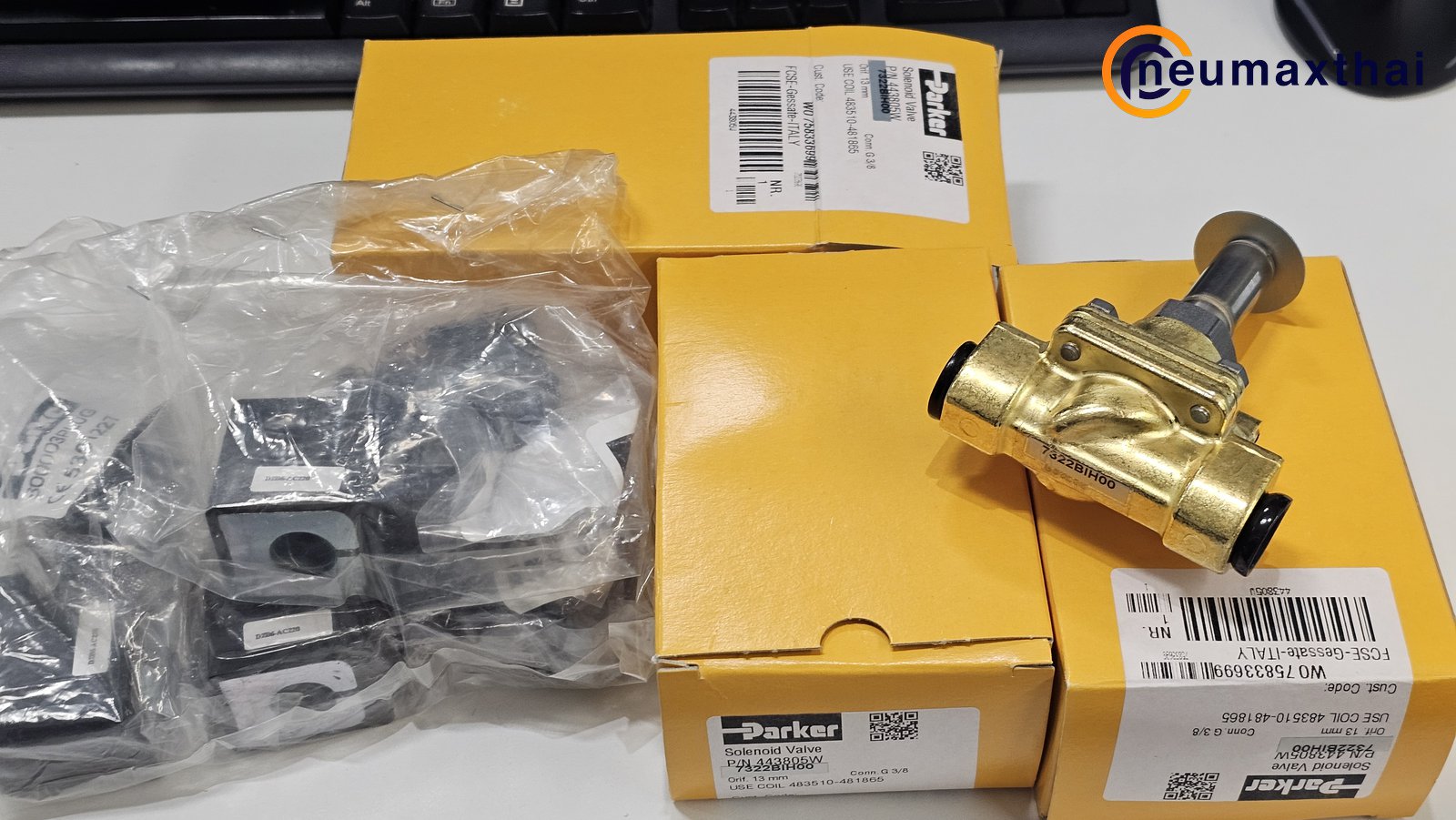 P-VE7322BIH00-2 2/2 SOLEONID VALVE 3/8″ ,TYPE:NO ,AC220 PARKER”