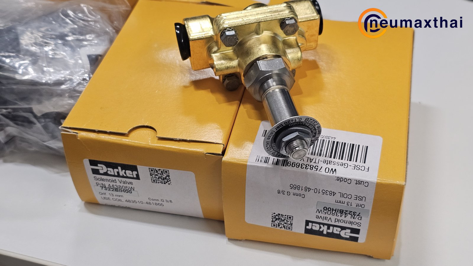 P-VE7322BIH00-2 2/2 SOLEONID VALVE 3/8″ ,TYPE:NO ,AC220 PARKER”