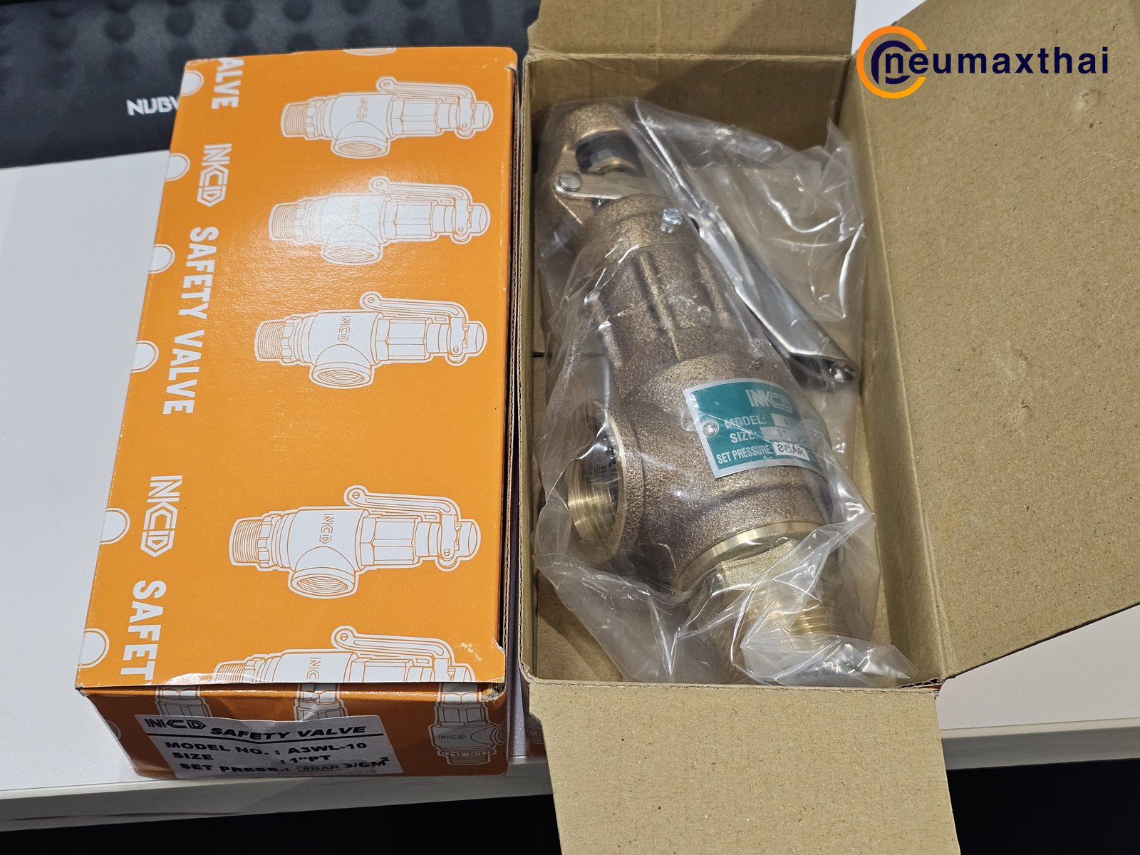 A3WL-10-10 SAFETY RELIEF VALVE 1″ , 10Kgf/cm2 ,มีด้าม , “NCD”