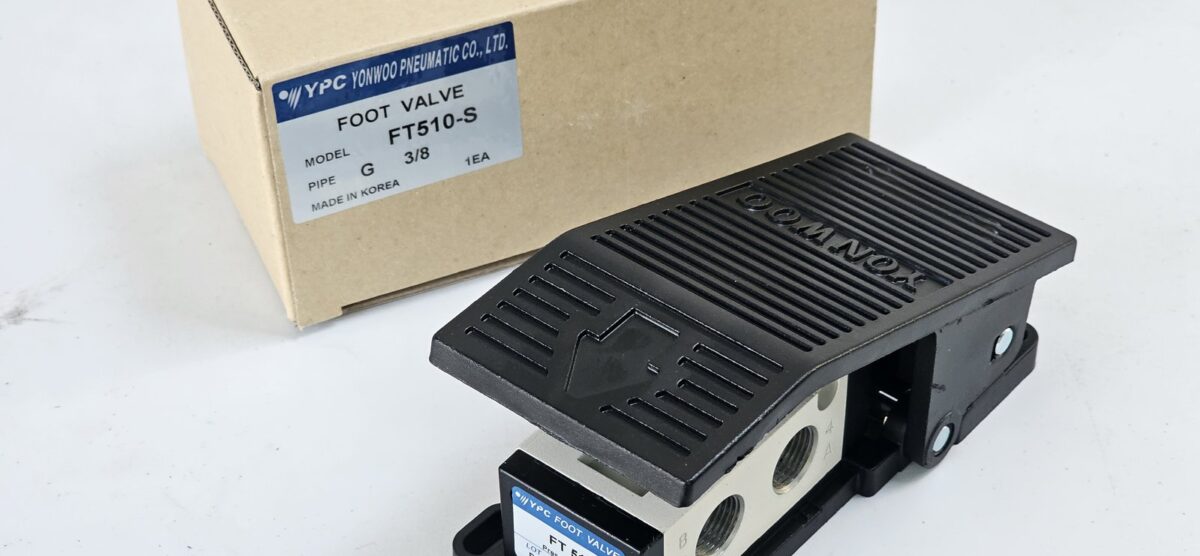 ส่ง FT510-S 5/2 FOOT VALVE 3/8″ SINGLE SPRING RETURN , “YPC”