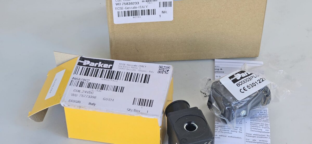 ส่ง 7321BEN00-EX-COIL-D4-P 2/2 SOLENOID VALVE 1.1/4″ TYPE:NC, DC24 “PARKER”