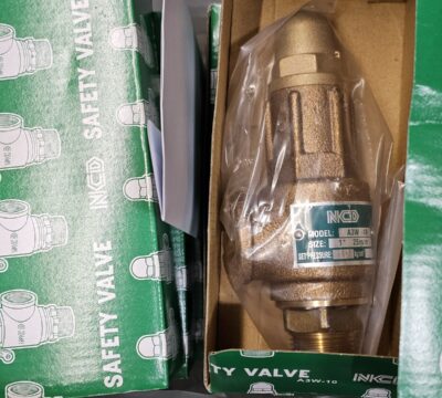 ส่ง A3W-10-10 SAFETY RELIEF VALVE 1″ , 10Kgf/cm2 ,ไม่มีด้าม , “NCD”