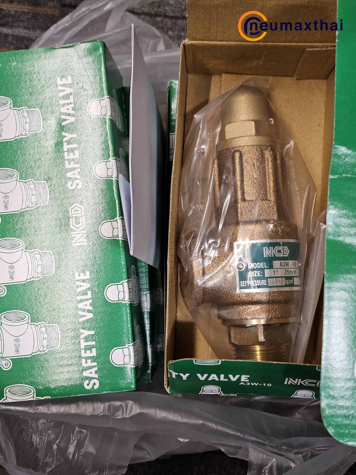A3W-10-10 SAFETY RELIEF VALVE 1″ , 10Kgf/cm2 ,ไม่มีด้าม , “NCD”