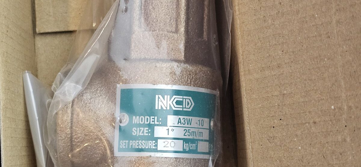 ส่ง A3W-10-20 SAFETY RELIEF VALVE 1″ , 20Kgf/cm2 ,ไม่มีด้าม , “NCD”