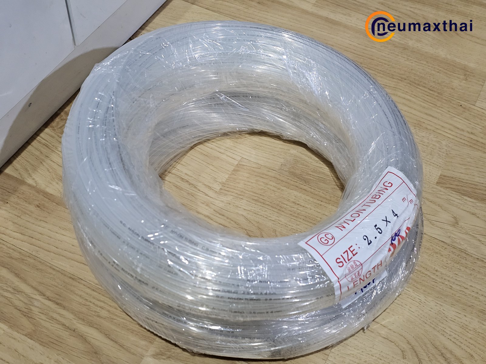NY-0425W NYLON TUBING 4X2.5MM , WHITE , “GC”