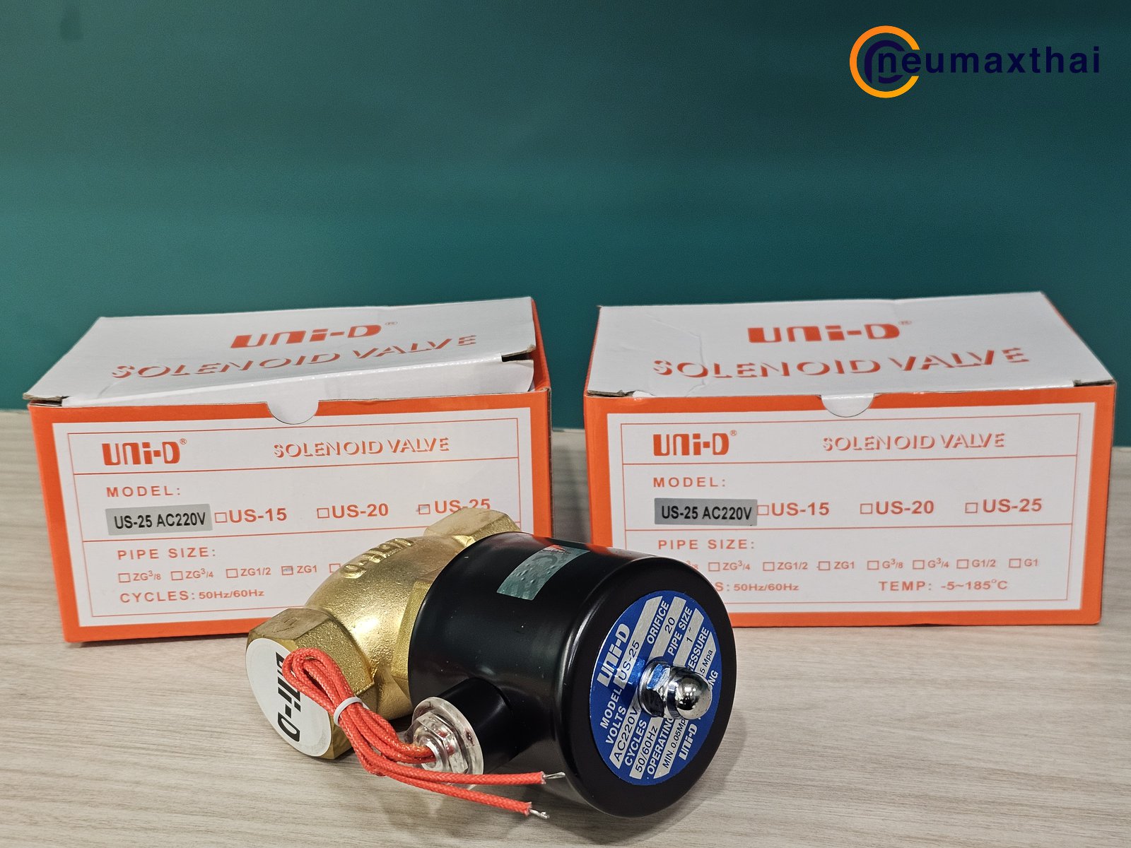 US-25-AC220 2/2 SOLENOID VALVE 1″ ,AC220 , “UNI-D”
