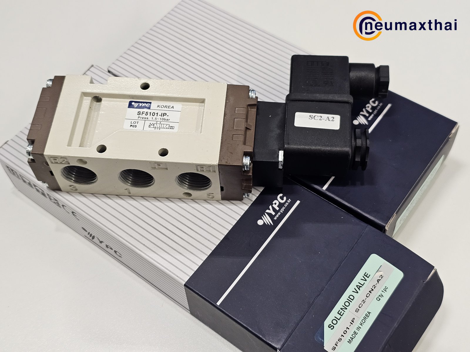 SF5101-IP-SC2-CN2-A2 5/2 SOLENOID VALVE 3/8″ , AC220V,  “YPC”