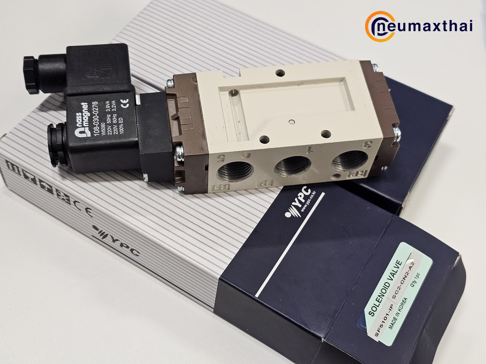 SF5101-IP-SC2-CN2-A2 5/2 SOLENOID VALVE 3/8″ , AC220V,  “YPC”