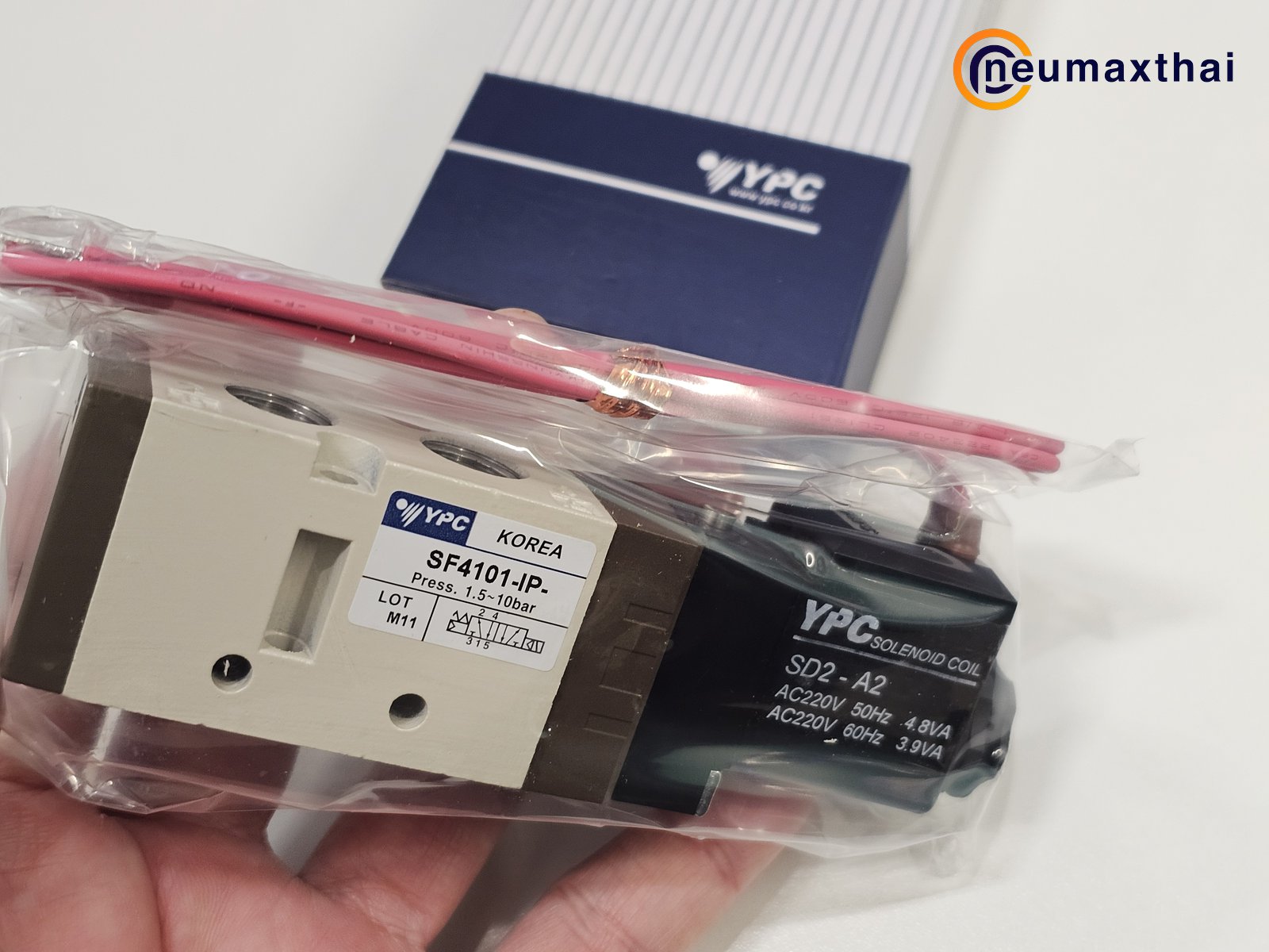 SF4101-IP-SD2-A2 5/2 SOLENOID VALVE 1/4″ AC220V , “YPC”