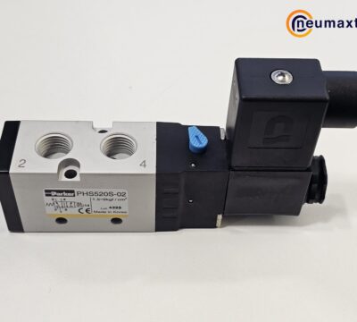 ส่ง PHS520S-02-24V-D 5/2 SOLENOID VALVE 1/4″ , DC24V “PARKER”