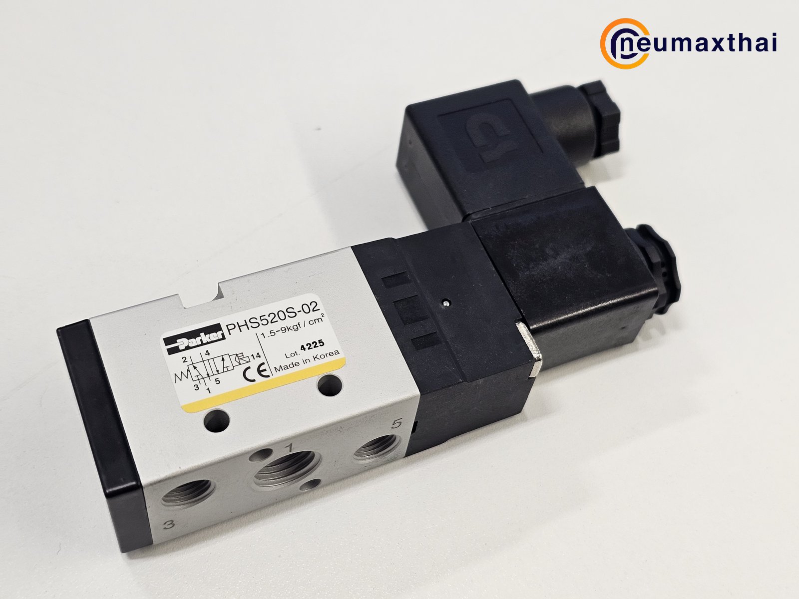PHS520S-02-24V-D 5/2 SOLENOID VALVE 1/4″ , DC24V “PARKER”