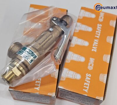 ส่ง A3WL-04-10 SAFETY VALVE 1/2″  10Kgf/cm2, มีด้าม ,”NCD”