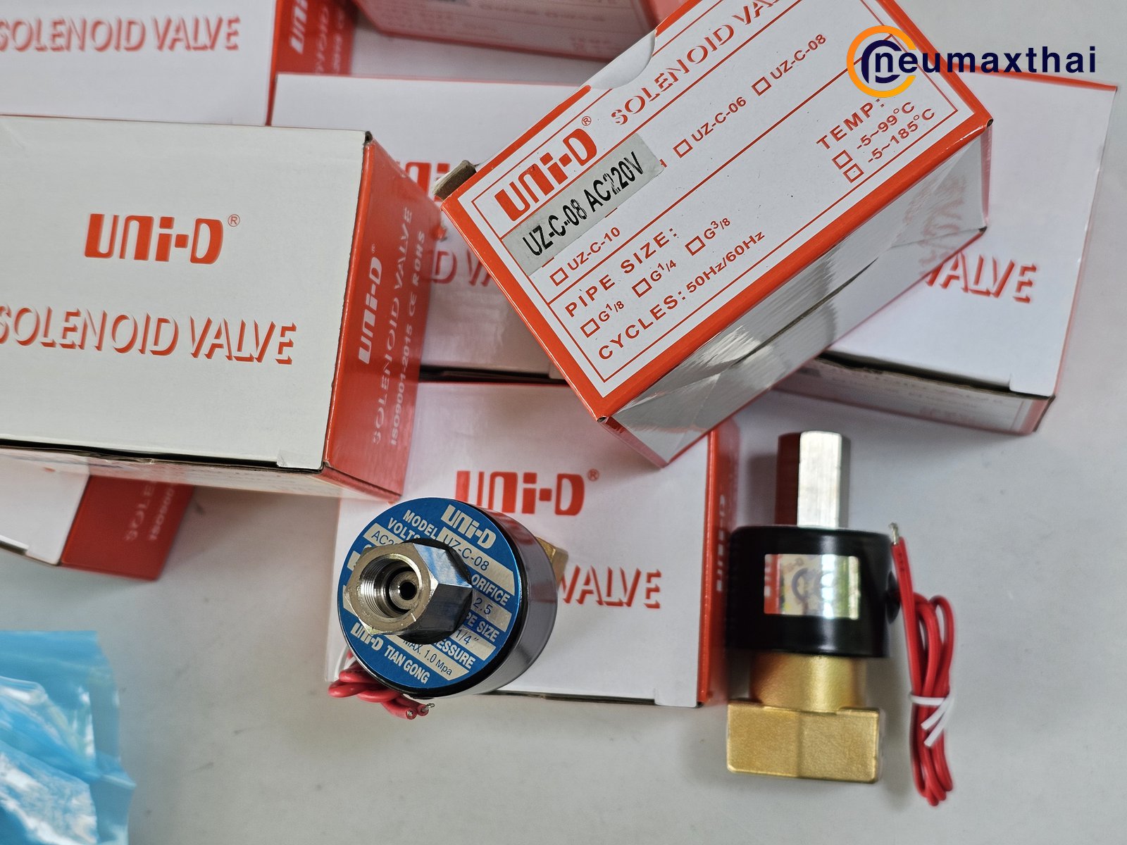 UZ-C-08-AC220 3/2 SOLENOID VALVE 1/4″ AC220V ,”UNI-D”