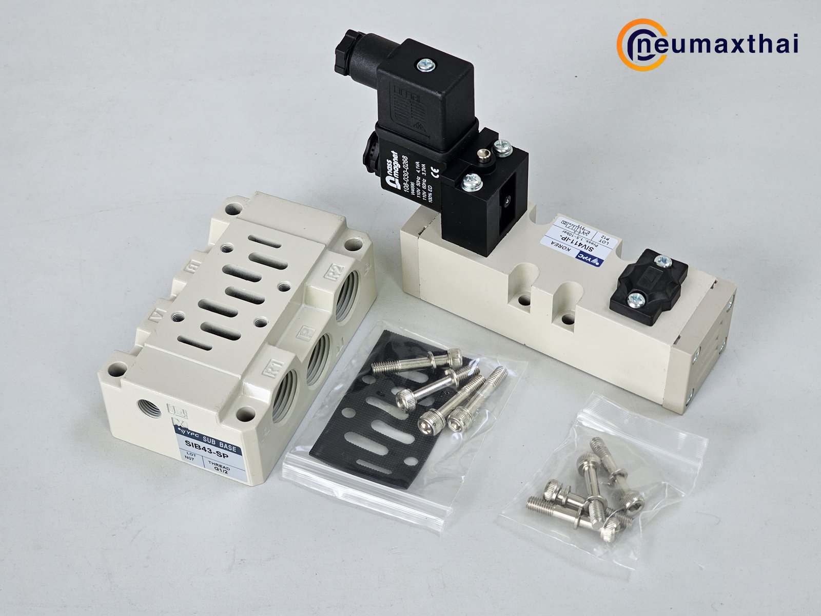 SIV411-IP-SC2-CN2-A1 5/2 SOLENOID VALVE , AC110 ,”YPC”